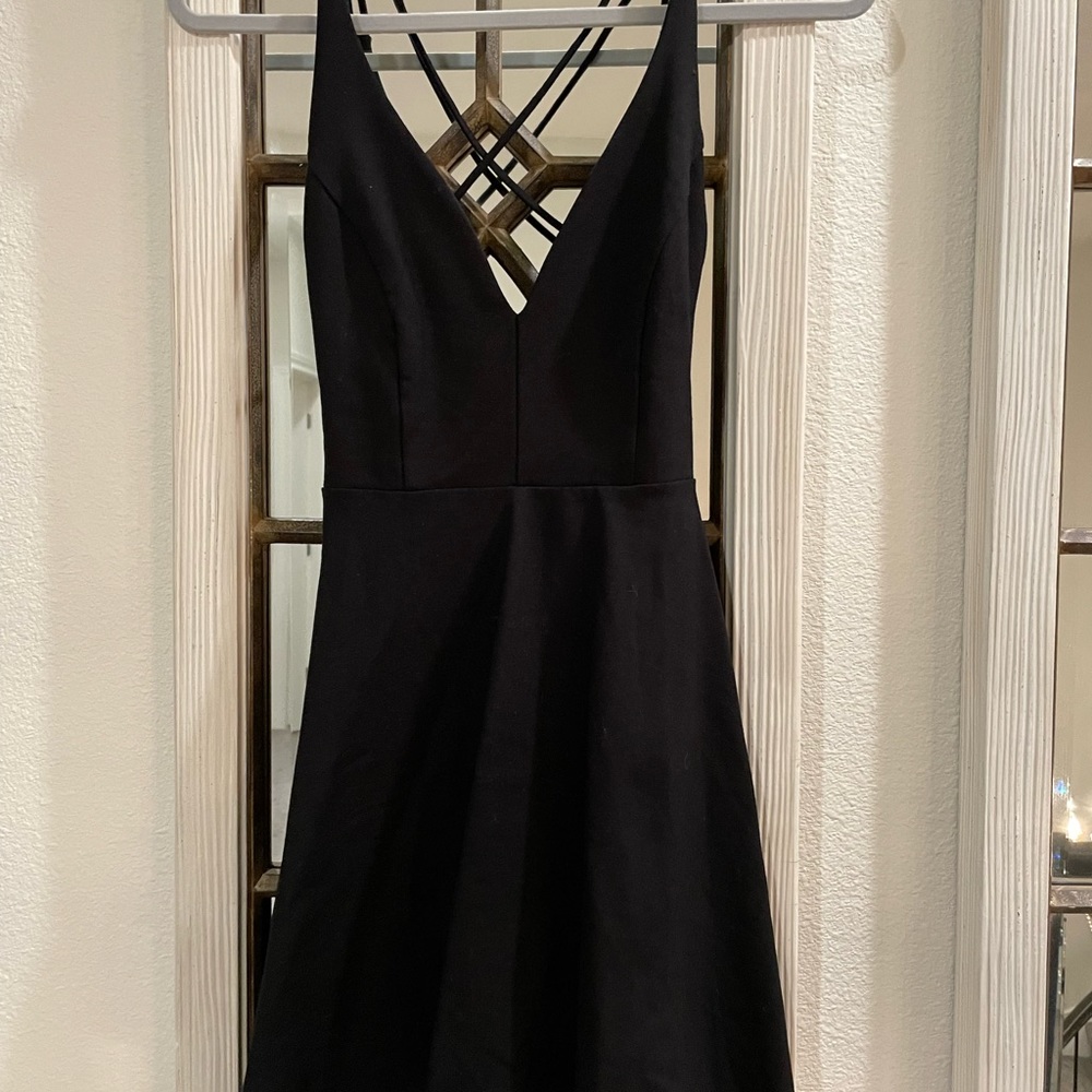 Lulus Black Skater Dress